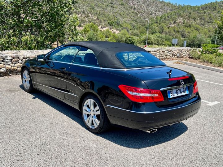 Mercedes Classe E MERCEDES E 220 CDI CABRIOLET EXÉCUTIVE BVA7 Noir - 9