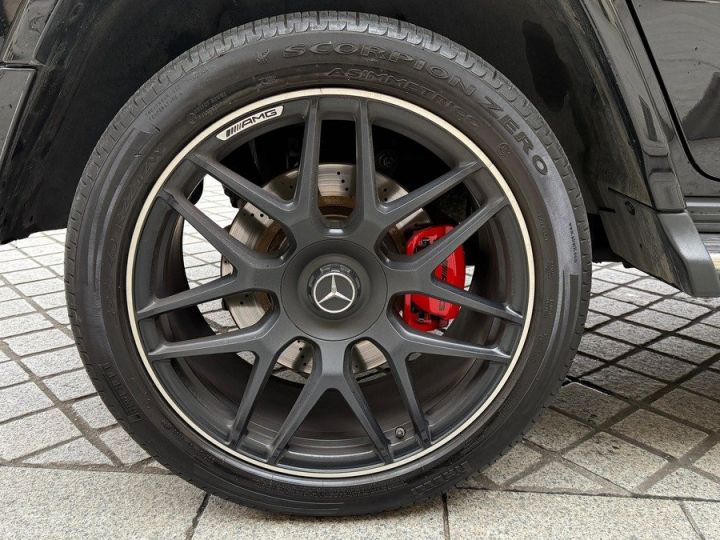 Mercedes Classe G 63 G63 AMG 4.0 V8 4X4 585 CV - 1 ère Main - Français - Garantie Noir Métallisé - 8