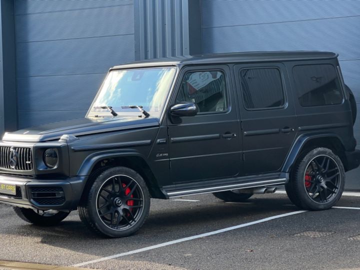 Mercedes Classe G Mercedes Classe G G63 AMG - LOA 1634 Euros Par Mois - Immat France Malus Payé - Peinture Noir Mat - Attelage - TO - Pack Carbone - Burmester Noir Mat - 3