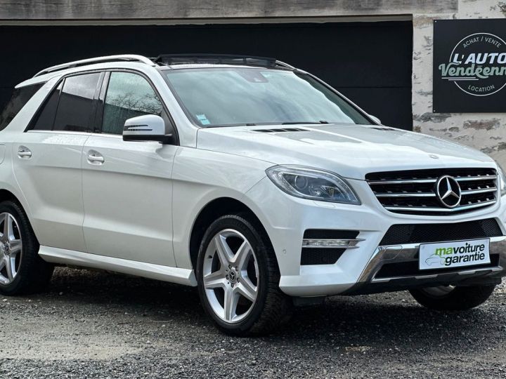 Mercedes Classe ML M/ML 350 CDI V6 4MATIC 3.0 258ch Fascination AMG Blanc - 1