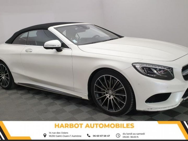 Mercedes Classe S cabriolet 500 9g-tronic a + pack amg line plus Blanc diamant - 1