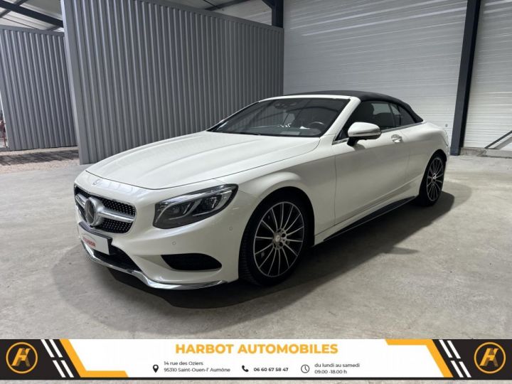 Mercedes Classe S cabriolet 500 9g-tronic a + pack amg line plus Blanc diamant - 2