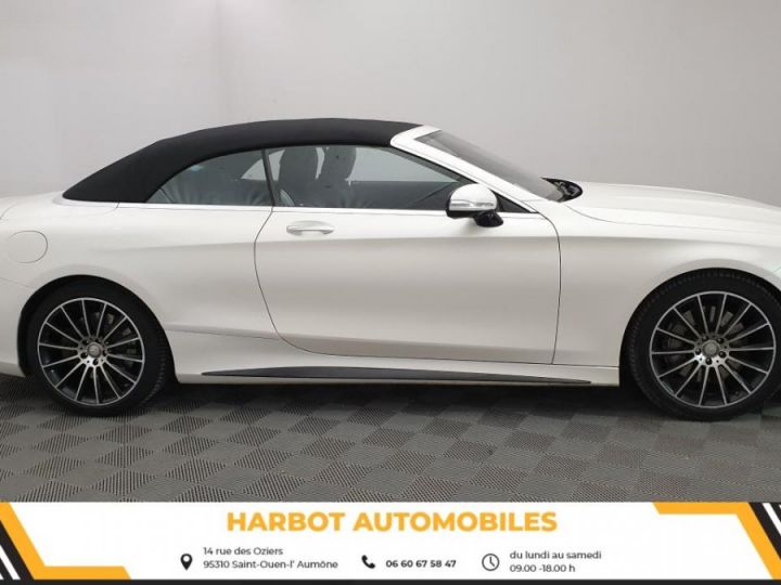 Mercedes Classe S cabriolet 500 9g-tronic a + pack amg line plus Blanc diamant - 3