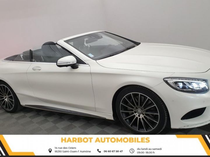 Mercedes Classe S cabriolet 500 9g-tronic a + pack amg line plus Blanc diamant - 5