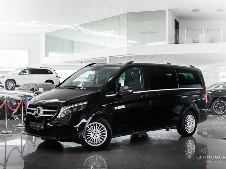 Mercedes Classe V 250D 190 ch AVANTG. ED.Long *360° * 8P * CUIR * Garantie Mercedes 01/2025  * TVA Récupérable Noire - 1