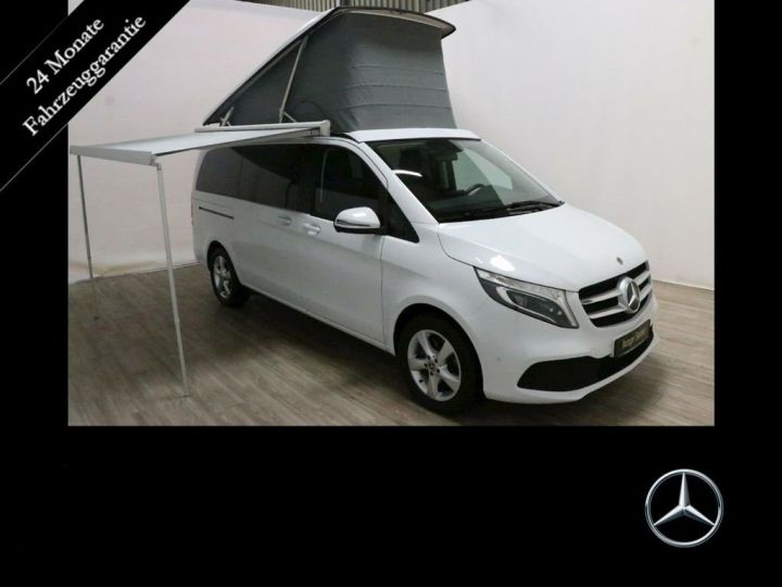 Mercedes Classe V 250d 4M 190Ch Marco Polo Cuisine EASY UP Attelage Auvent Toit Ouvrant Blanc Métallisé - 2