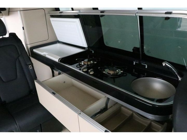 Mercedes Classe V 250d 4M 190Ch Marco Polo Cuisine EASY UP Attelage Auvent Toit Ouvrant Blanc Métallisé - 10