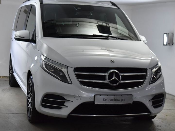 Mercedes Classe V 250D Compact 190 ch Blanc AVANTG. AMG-LINE 1èreM *360° * 7P * Full CUIR  * Garantie 12 mois Prémium  * TVA Récupérable Blanche - 2