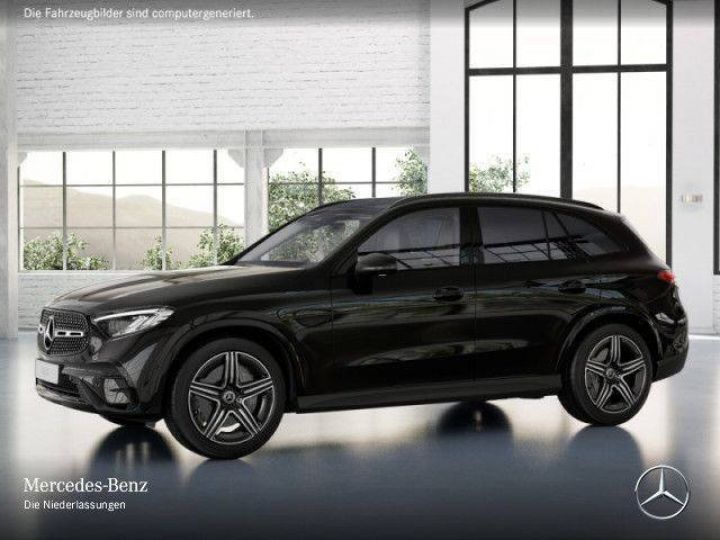 Mercedes GLC 220d 4M AMG/NIGHT/PANO/360/AHK Noir - 6