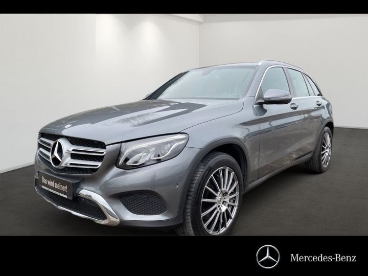 Mercedes GLC 250d 204Ch 4M Exclusive Navi Caméra Attelage Gris Métallisé - 1