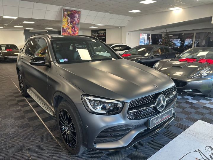 Mercedes GLC 300e 4Matic Gris Mat Designo AMG Line Toit ouvrant Burmester Offre de LOA 480 Euros / mois TTC 300 e Gris - 16