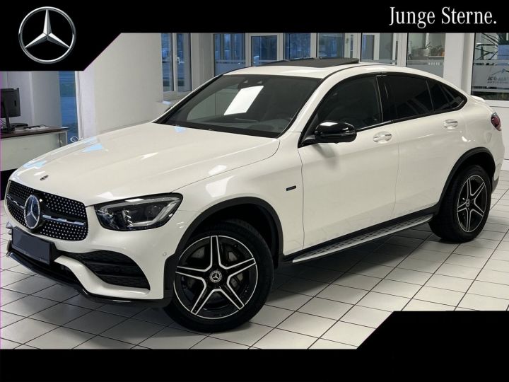 Mercedes GLC Coupé Mercedes GLC 300de 194Ch Hybride AMG Night MultiBeam Atelage Alarme Caméra 360 / 44 Blanc Métallisé - 1