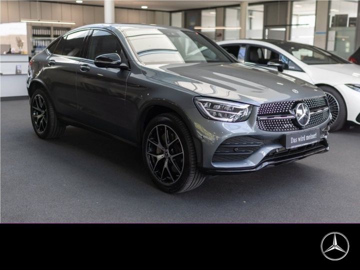 Mercedes GLC Coupé Mercedes GLC Coupé 300de 194Ch Hybride AMG EasyPack Caméra 360 / 51 Gris Métallisé - 1