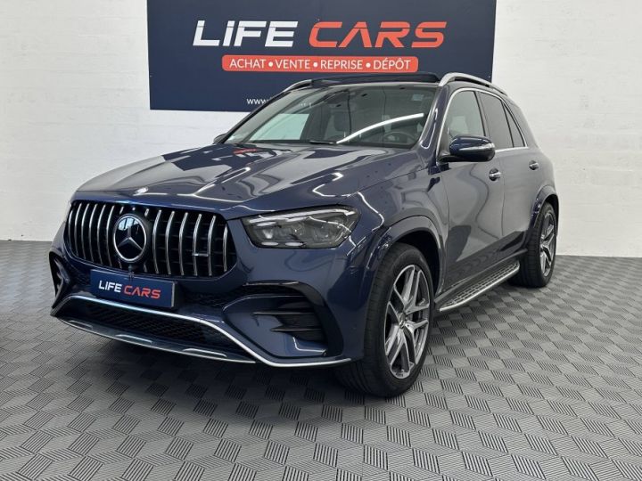 Mercedes GLE 53 AMG 435ch+22ch EQ 4Matic 2024 1ère main 7 places entretien mercedes Véhicule Français BLEU - 2