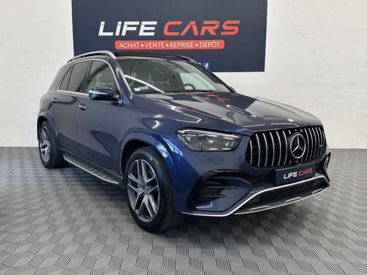 Mercedes GLE 53 AMG 435ch+22ch EQ 4Matic 2024 1ère main 7 places entretien mercedes Véhicule Français BLEU - 4