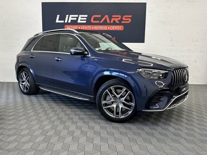 Mercedes GLE 53 AMG 435ch+22ch EQ 4Matic 2024 1ère main 7 places entretien mercedes Véhicule Français BLEU - 5