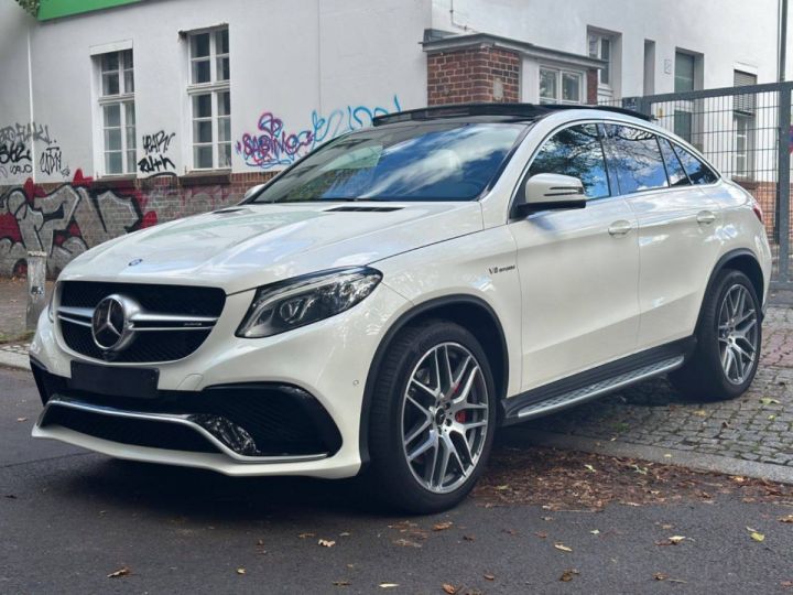 Mercedes GLE 63 AMG S 4MATIC Coupé Pano*Carbone*360 Blanc Métallisé - 1