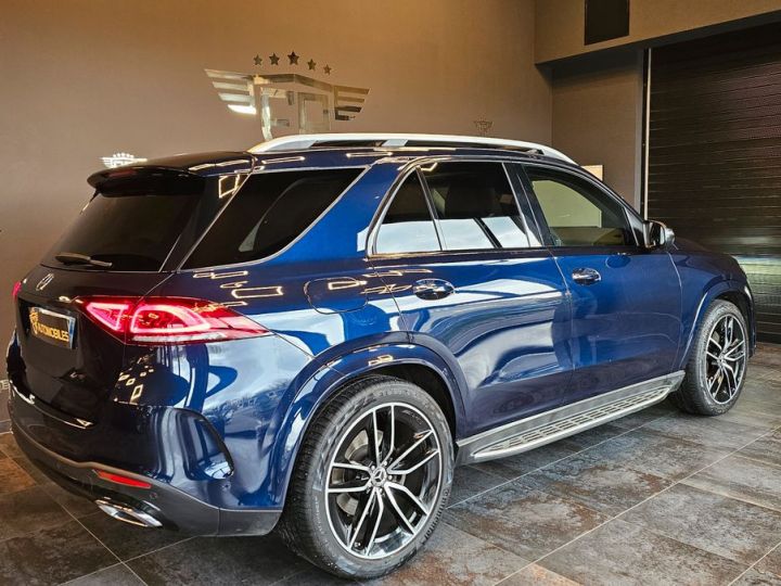 Mercedes GLE Classe MERCEDES 400 330 ch 4 MATIC 9G-TRONIC TOIT OUVRANT CUIR BURMESTER 3D HUD FULL OPTIONS 7 PLACES TVA RECUPERABLE Bleu - 4