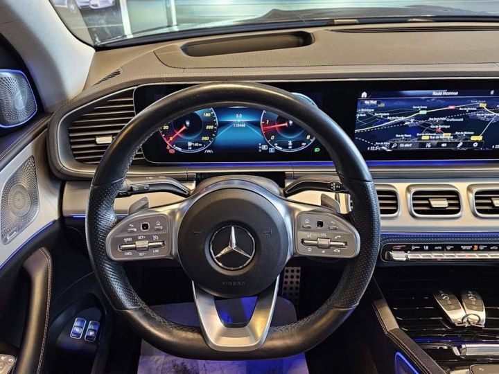 Mercedes GLE Classe MERCEDES 400 330 ch 4 MATIC 9G-TRONIC TOIT OUVRANT CUIR BURMESTER 3D HUD FULL OPTIONS 7 PLACES TVA RECUPERABLE Bleu - 7