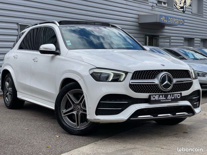 Mercedes GLE Classe Mercedes 400 d 330ch AMG Line 4Matic 9G-Tronic Blanc - 1