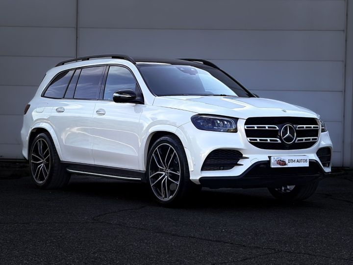 Mercedes GLS II 400 4Matic AMG LINE V6 2.9 330 Ch 2°MAIN FR Blanc Diamant Designo Brillant - 7