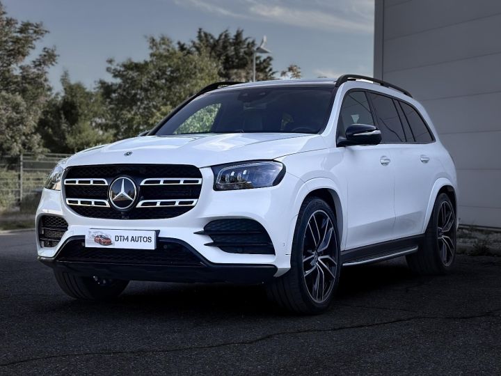 Mercedes GLS II 400 4Matic AMG LINE V6 2.9 330 Ch 2°MAIN FR Blanc Diamant Designo Brillant - 2