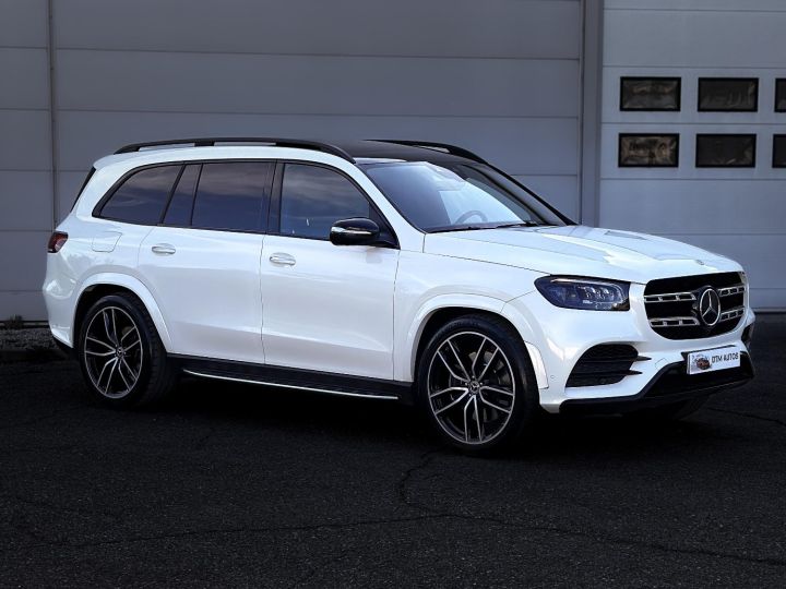 Mercedes GLS II 400 4Matic AMG LINE V6 2.9 330 Ch 2°MAIN FR Blanc Diamant Designo Brillant - 8