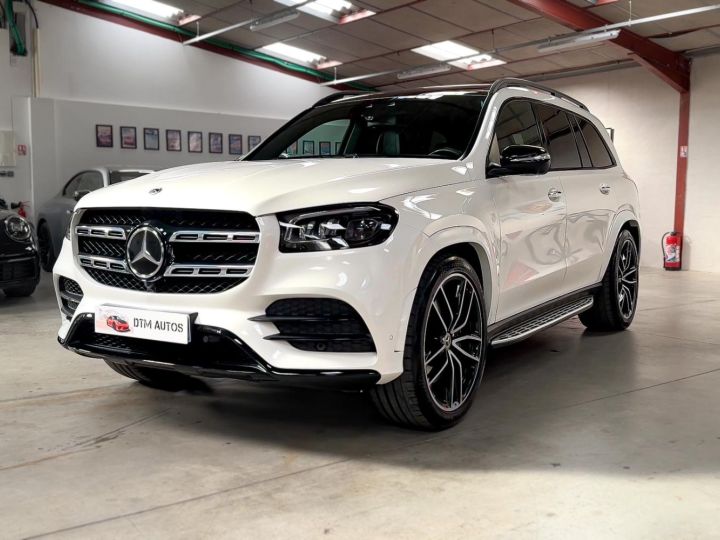 Mercedes GLS II 400 4Matic AMG LINE V6 2.9 330 Ch 2°MAIN FR Blanc Diamant Designo Brillant - 43