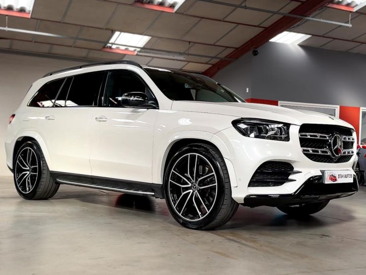 Mercedes GLS II 400 4Matic AMG LINE V6 2.9 330 Ch 2°MAIN FR Blanc Diamant Designo Brillant - 47