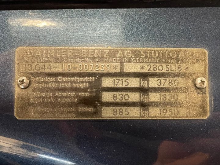 Mercedes Pagode SL 280 Bleu - 34