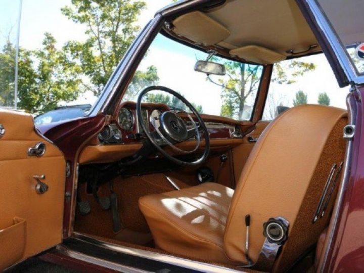 Mercedes SL 250 PAGODE CALIFORNIA     Essence BORDEAUX - 7