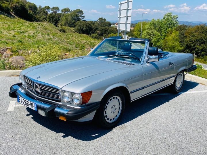 Mercedes SL 560 V8 CABRIOLET Argent Metallise - 2