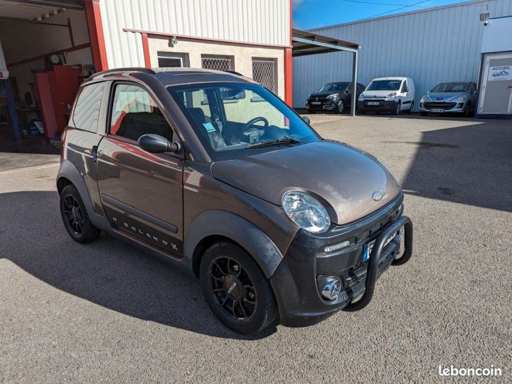 Microcar MGO M.Go Microcar, highlalnd sans permis, 40000 km, camera Marron - 1