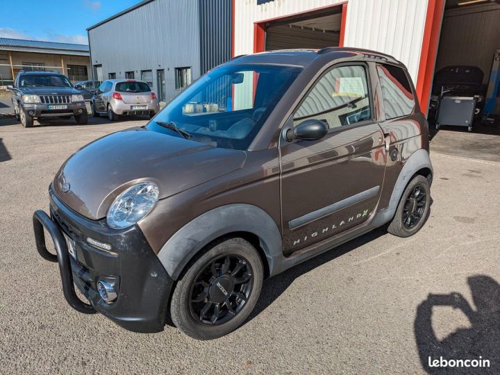 Microcar MGO M.Go Microcar, highlalnd sans permis, 40000 km, camera Marron - 2