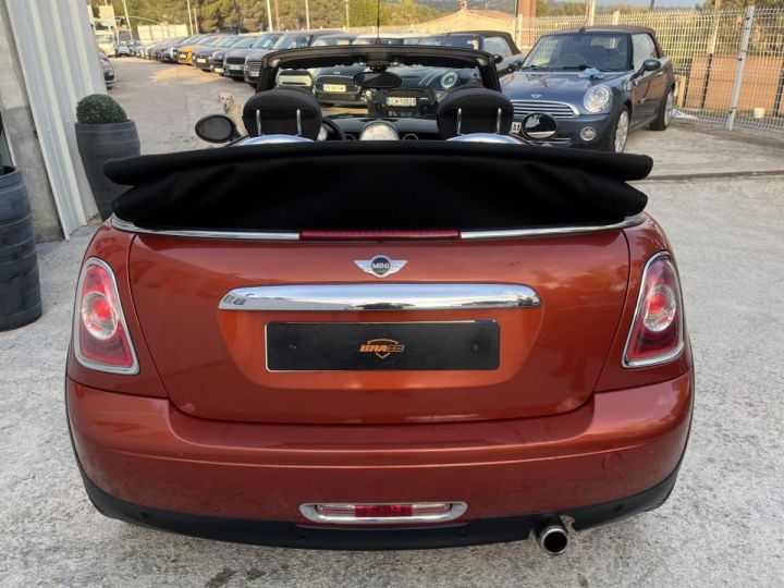 Mini Cabrio Cabriolet 1.6D FAP - 112  R57 LCI CABRIOLET Cooper D PHASE 2 ORANGE FONCE - 5