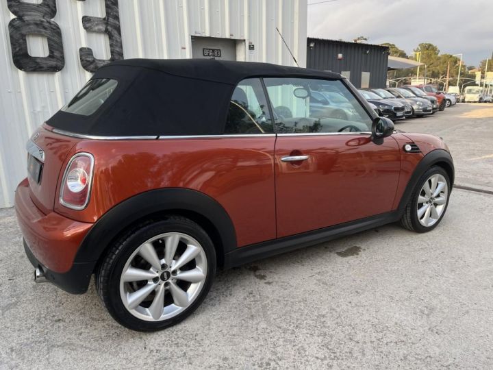 Mini Cabrio Cabriolet 1.6D FAP - 112  R57 LCI CABRIOLET Cooper D PHASE 2 ORANGE FONCE - 6