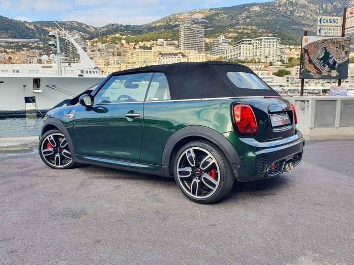 Mini Cabrio JOHN COOPER WORKS JCW ULTIMATE 231 CV BVA8 British Racing Green Métal Vendu - 15