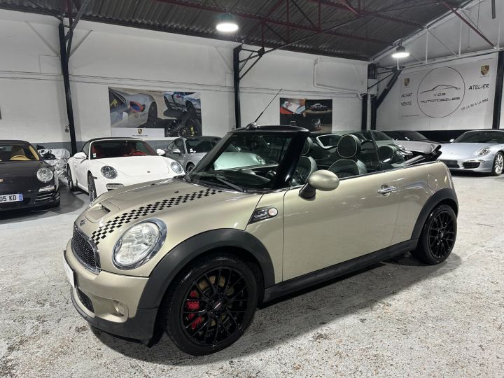 Mini Cabrio MINI CABRIOLET JCW 1.6 211CV BVM / R57 / CHILI /SUPERBE Sparkling Silver Metallic - 2