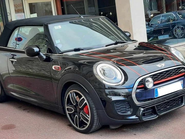 Mini Cabrio Mini cabriolet JCW 231ch BVA6 NOIR - 9