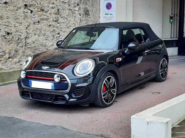 Mini Cabrio Mini cabriolet JCW 231ch BVA6 NOIR - 10