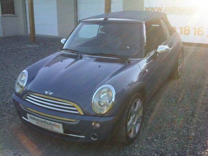 Mini Cooper 1.6 115CV CABRIOLET     Essence BLEU LAVANDE - 3