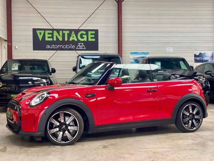 Mini Cooper S Cabrio s cabriolet 2.0l 178 ch bva 1 ere main tva Rouge - 1