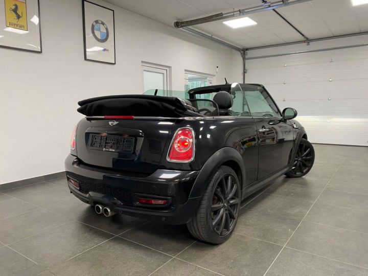 Mini Cooper SD Cabrio Cabriolet 2.0 D S DPF- 1erMAIN-CARNET-NAVI-CLIM Noir Métallisé - 4