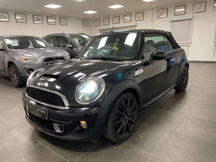 Mini Cooper SD Cabrio Cabriolet 2.0 D S DPF- 1erMAIN-CARNET-NAVI-CLIM Noir Métallisé - 19