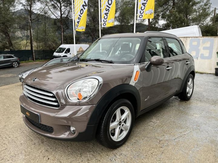 Mini Countryman 2.0 D FAP - 112 - BVA R60 BERLINE Cooper D All4 PHASE 1 Marron foncé - 3