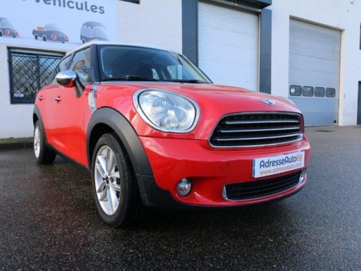 Mini Countryman COOPER 122cv BVA      Essence ROUGE TOIT BLANC - 1