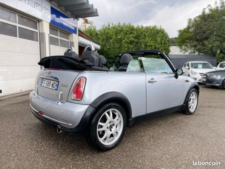 Mini One Cabrio Cooper 115ch Cabriolet Gris - 4