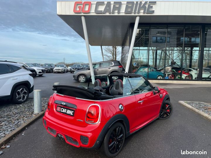 Mini One Cabriolet John Cooper Works 231 ch BVA Baquets LED 17P 285-mois Rouge - 2