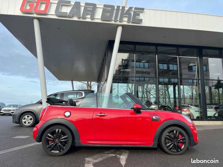 Mini One Cabriolet John Cooper Works 231 ch BVA Baquets LED 17P 285-mois Rouge - 3