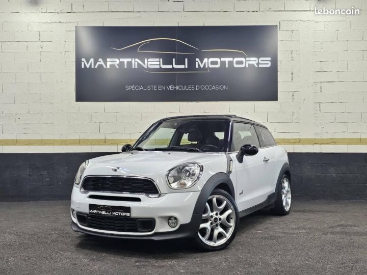 Mini Paceman I (R61) Cooper S 184ch Pack Red Hot Chili II ALL4 Blanc - 1